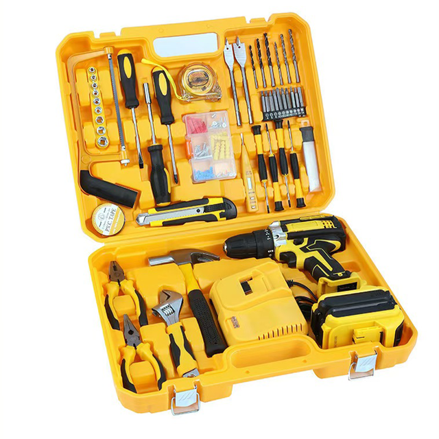 21V Li-ion Tools Sets Electric Drill Tools Set for Home Use Portable Electric Power Tool Sets