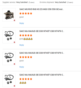 Vente chaude de haute qualité Original usine 10238682 feu antibrouillard rouge arrière tout neuf 2V ERX5 MGRX5 brouillard sans - Product Image 6