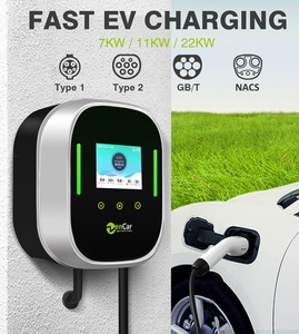 ZENCAR ODM Chargeur mural personnalisé <span class=keywords><strong>Wpro</strong></span> AC 32A 220V IP66 Type 2 pour voiture électrique, station de recharge EV, TPU APP WIFI RFID Card - Product Image 1