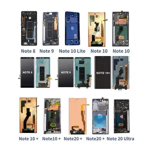 Untuk Samsung Note 2 3 4 5 Galaxy S2 S3 S4 S5 S6 EDGE S7 EDGE LCD Touch Screen Depan kaca Perbaikan Pengganti