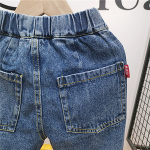 High Quality Children Boys Fashion Solid Jeans of <b>Denim</b> <b>Material</b> and Jeans Product for Kids Wearing - Product Image 6