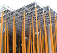 Coffrage en acier pour construction en béton moderne, coffrage en bois contreplaqué, coffrage en plastique, coffrage en acier pour colonnes, vente en Italie