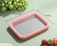 Mini machine portative de casserole de fabricant de crème glacée de petit pain de yaourt frit de service mou auto-refroidissant pour la maison