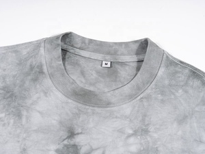 T-shirt oversize en coton à manches courtes de style urbain avec impression de logo personnalisé Design vierge écologique et respirant pour les hommes - Product Image 2