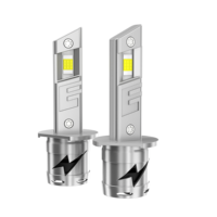 Ampoule de phare LED H1 à faisceau stable, Plug and Play, remplacement halogène, éclairage avant pour phares LED Honda Fit GK5