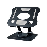Support de tablette entièrement métallique avec rotation à 360°, pliable, dissipation de chaleur, support de téléphone, modèle 02