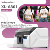 Impresora Textil Automática X-Roland DTG A4 Directo a Prenda I3200 DX7 de un Solo Cabezal para Impresión de Camisetas y Ropa