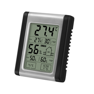 Thermomètre hygromètre numérique à écran tactile pour la maison, le jardin et l'entrepôt, thermomètre <span class=keywords><strong>d</strong></span>'intérieur - Product Image 1