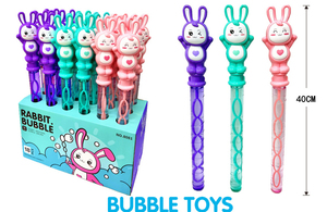 Trẻ Em Mùa Hè Đồ Chơi Xà Phòng Bong Bóng Máy Xách Tay Phim Hoạt Hình Động Vật Thỏ Cây Đũa Phép Dính Ngoài Trời Nhà Cung Cấp Bong Bóng Đồ Chơi Cho Trẻ Em - Product Image 2