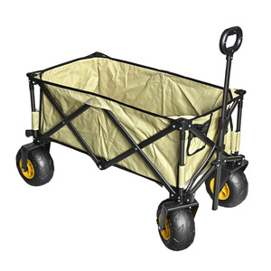 Chariot de plage gonflable pliable à roues, portable, pour pique-nique, camping, livraison, chariot de camping-car - Product Image 2