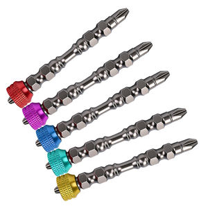 Embouts de tournevis DE PH2 65MM en alliage S2, embout de tournevis électrique, anneau magnétique double extrémité, anneau magnétique à impact et torsion - Product Image 1