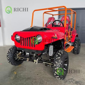 Markdown mobil Jeep <span class=keywords><strong>Mini</strong></span>, penjualan warna merah hitam desain 4 kursi pantai kereta mobil Jeep 300cc 4 roda kekuatan bensin - Product Image 2