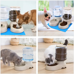 Novo Design Popular de Tigela Automática de Plástico para Beber Água de Animais de Estimação, Alimentador de Ração para Cães e Gatos, Dispensador de Água para Animais de Estimação - Product Image 4