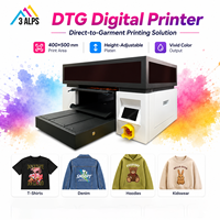 Imprimante DTG 3ALPS format A3 pour impression textile directe sur vêtements 100% coton avec têtes I1600