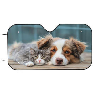 Tùy chỉnh xe kính chắn gió Sun <span class=keywords><strong>Shade</strong></span> cá nhân thêm hình ảnh của bạn văn bản cửa sổ che nắng bảo vệ nhiệt Shield Bìa phù hợp cho hầu hết các xe - Product Image 2