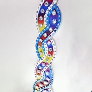 Enseignes lumineuses <span class=keywords><strong>vintage</strong></span> en métal personnalisées, colorées, design libre, acier inoxydable, ampoule LED extérieure - Product Image 4