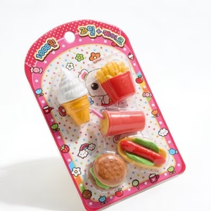 Gommes à effacer Kawaii en forme de hamburger pour enfants, nouveauté de Kids Favor Factory - Product Image 3