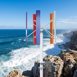 Générateur hybride solaire-éolien vertical 5000W personnalisé 2026 avec contrôleur de charge – Excellent prix sur les générateurs H-5kw verticaux - Product Image 1