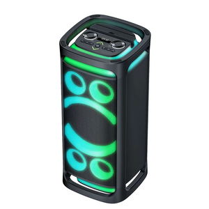 Nuevo <span class=keywords><strong>Altavoz</strong></span> Portátil <span class=keywords><strong>XBOOM</strong></span> con Bluetooth, con Iluminación LED y Anillo de Luz Multicolor, <span class=keywords><strong>Altavoz</strong></span> Inteligente Inalámbrico de Karaoke de 100 W y 8 Pulgadas - Product Image 1