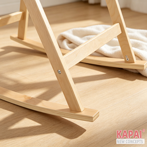Support de <span class=keywords><strong>balancelle</strong></span> apaisant pour bébé, cadre de <span class=keywords><strong>balancelle</strong></span> portable en bois pour berceau et lit de bébé - Product Image 4