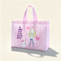 Sac de courses réutilisable en non-tissé, personnalisé avec logo, écologique, durable, résistant, avec poignées en forme de T-shirt