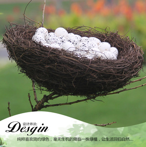 Différentes tailles d'herbe naturelle vigne rotin canari nids de perroquet nids à couver pour oiseaux pinson - Product Image 3