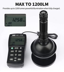 Lampe torche tactique 1200 lumens 2700K lumière LED blanc chaud, montage Picatinny, interrupteur à pression inclus, intensité réglable, indice de protection IP33, garantie 10 ans - Product Image 2