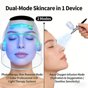 Meilleure Vente : Appareil Facial 2-en-1 à Oxygène, Générateur d'Oxygène, Pistolet Pulvérisateur Intelligent pour Soins de la Peau, Soulagement de la Perte de Cheveux, Élimination des Points Noirs, Jet d'Oxygène - Product Image 2