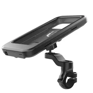 Étui pour téléphone portable vélo, <span class=keywords><strong>housse</strong></span> de montage étanche à la poussière pour guidon de vélo, moto <span class=keywords><strong>Scooter</strong></span>, 1 pièce - Product Image 1