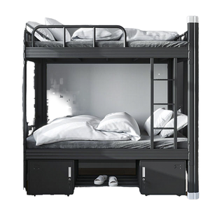 Хит продаж: современная двухъярусная кровать-трансформер с высококачественным металлическим каркасом и местом для хранения, экономит пространство для спальни и школы - Product Image 1