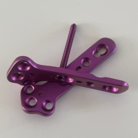 Alat bedah hewan Titanium ALPS Locking TPLO untuk bedah hewan kualitas operasi patah hewan pelat tulang dokter hewan