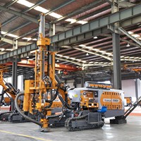 Foreuse de surface DTH intégrée ZGYX 545H pour utilisation en extérieur, profondeur de forage 24m, avec dépoussiéreur à sec