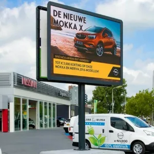 Waterdichte Muurbevestiging Hd Mi Led Display Scherm Billboard Led Licht Video Muur Bord Dubbelzijdig Buiten Led Digitale Bewegwijzering