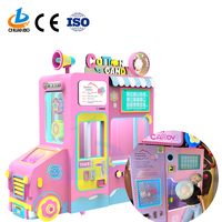 Machine à Barbapapa Entièrement Automatique d'Usine de Fabrication OEM avec Paiement par Billets et Monnaie, Fêtes Colorées, pour Petites Entreprises