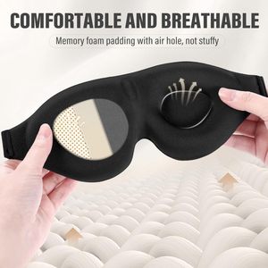 Mascherina per Dormire 3D Completamente Oscurante, Morbida e Traspirante, Copriocchi per Uomo e Donna, Benda Notturna Senza Pressione per Chi Dorme di Lato - Product Image 4