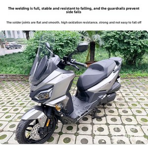 Nuovo Supporto per Faro in Acciaio al Carbonio Spesso, Compatibile con Protezione Motore <span class=keywords><strong>SYM</strong></span> <span class=keywords><strong>Joyride</strong></span> 300, Protezione Tubo di Scarico Posteriore, Anti-Caduta, Resistente - Product Image 4