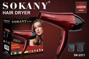 Secador de pelo eléctrico Sokany de 2400W con tecnología iónica de secado rápido para uso doméstico - Product Image 3