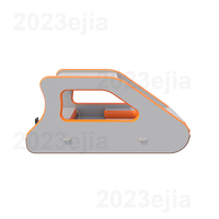 Bateau de pêche rond gonflable de luxe avec moteurs électriques pour les sports nautiques et les loisirs en plein air, similaire à un jet-ski