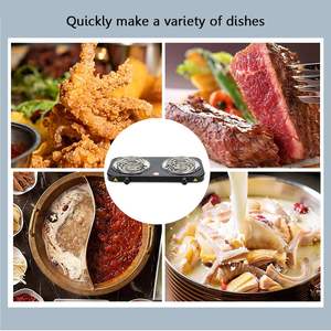 屋内屋外110V 220V 2000WポータブルスチールピクニックBBQ電気バーベキュープレートバーナー調理用ストーブ - Product Image 5