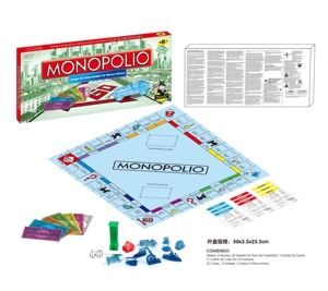 Jeu de société anglais personnalisé pour enfants : <span class=keywords><strong>Monopoly</strong></span> - Tour <span class=keywords><strong>du</strong></span> <span class=keywords><strong>monde</strong></span> des propriétés - Jeu de cartes familial amusant - Product Image 5