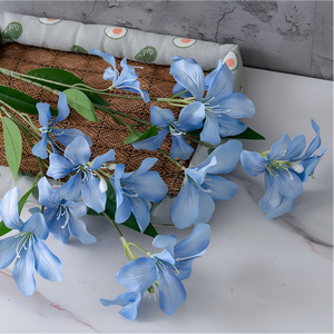 Orquídeas Renanthera Artificiales Ultra Realistas, Flores de Seda Realistas para Decoración del Hogar, Decoración Romántica para el Hogar - Product Image 5