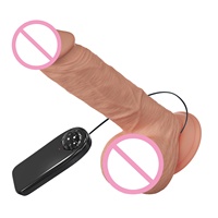 Dildo vibrant réaliste ultra-doux de la marque BAILE, fonctionnant sur piles avec télécommande, jouet sexuel pour adultes pour la masturbation féminine