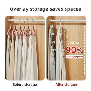 Multi-function Pants Rack Indoor and Outdoor Plastic Dehumidifying Sachet Pants Rack Plastic <b>Hangers</b> for Clothes - Product Image 2