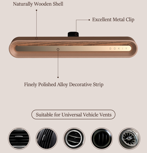DOKIY Auto-luchtverfrisser, geurverspreider voor auto's met geurstokje voor in de ventilatieopening - Product Image 3
