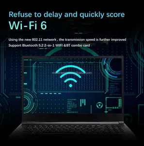 Ordinateur portable de jeu 16,1 pouces Core I9 12900H I7 13620H RTX4060 8G WiFi6 intégré, clavier rétroéclairé avec lecteur d'empreintes digitales - Product Image 4