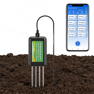 เครื่องวัดดินอัจฉริยะ 8-in-1 แบบ USB พร้อมหัววัดขนาด 10 ซม. วัดค่า pH EC ความชื้น อุณหภูมิ แบบเรียลไทม์ สำหรับการเกษตร - Product Image 1