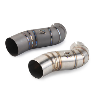 2004-2007 <span class=keywords><strong>CBR1000</strong></span> 2008-2012 Tuyau de liaison d'échappement à section centrale en acier inoxydable pour moto État neuf - Product Image 3