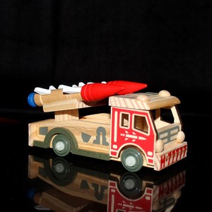 Nouveaux jouets Montessori éducatifs en bois, ensemble de chantier de construction, grue en bois, voitures <span class=keywords><strong>pour</strong></span> tout-petits, enfants - Product Image 6