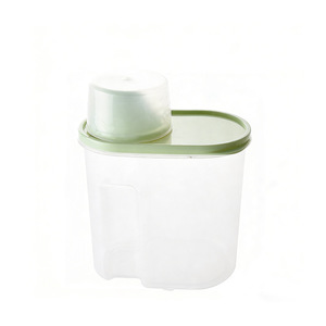 Cross-border plastic airtight kitchen food storage jars, <b>large</b> size, grain jars, small size, lidded storage <b>boxes</b> - Product Image 5