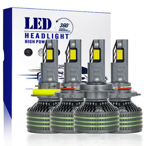 Phare h4 led 6000k Quatre Cuve En Cuivre Avec Télécommande Troisième Vitesse Puissance Clignotant Phare Ampoule Brouillard Phare Pour Voiture - Product Image 2